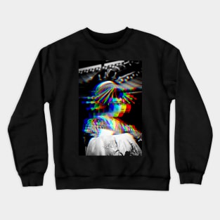 Japanese Geisha Vaporwave Glitch Art Japan Crewneck Sweatshirt